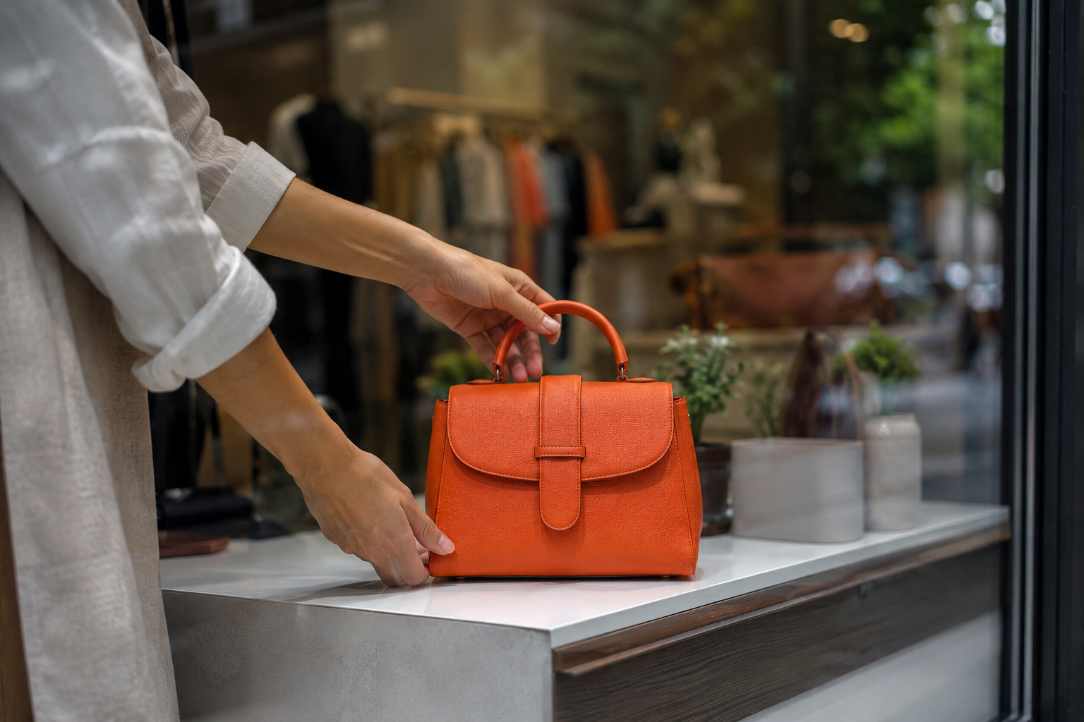 Roupas organizadas e limpas prontas para envio